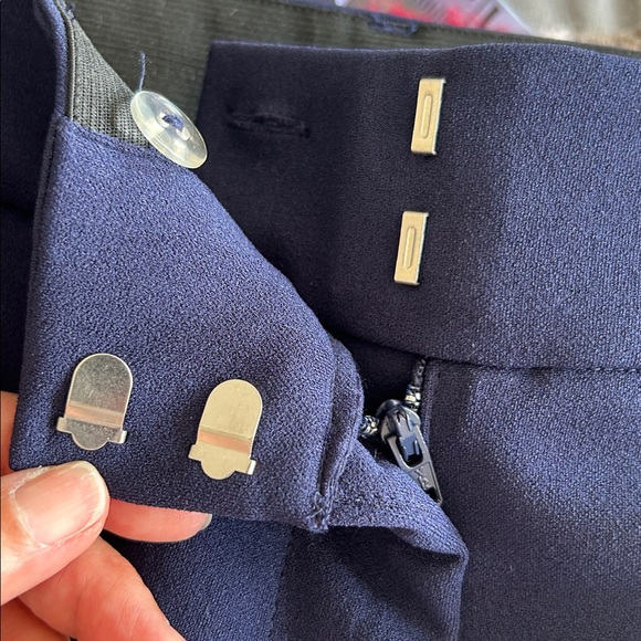 Ricki’s Scuba Crepe Wide-Crop Navy Pant - Picture 11 of 11